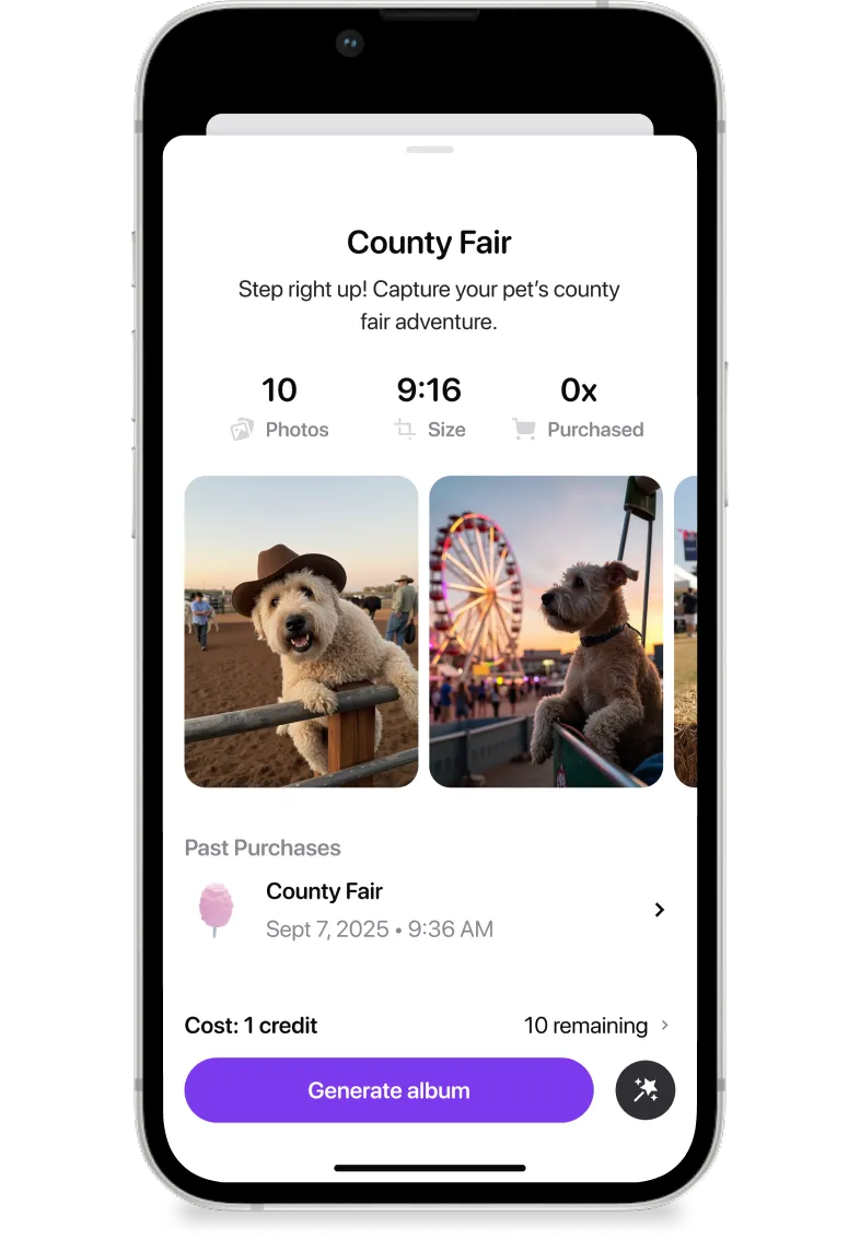 Pawtraits app screenshot